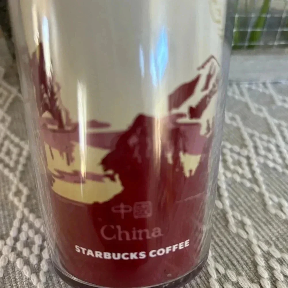 Starbucks “China” Coffee Plastic Tumbler.‎ 12 fl oz. Double wall.
